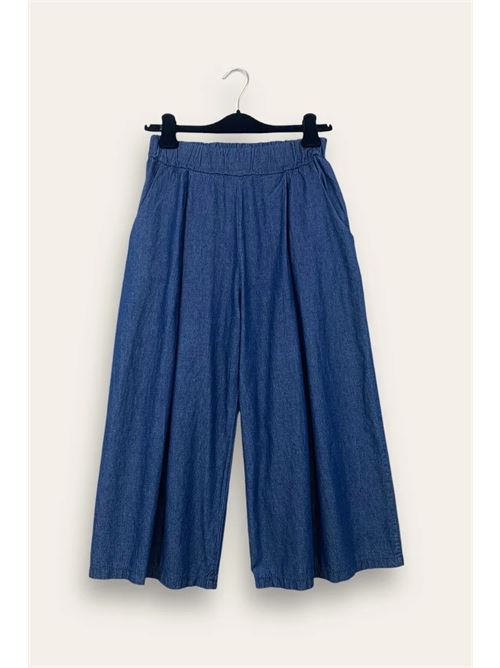 Pantalone a palazzo in jeans chambray LOVEme | ZZ-12794/Blue Jeans